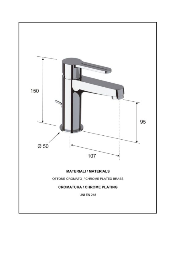 Mitigeur lavabo Enzan – Image 3