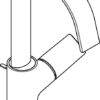 Hansgrohe  Vivenis 210, Mitigeur de lavabo, bec orientable, chromé – Image 3